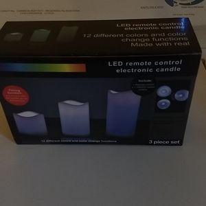 LED remote control electric candle needs batteries